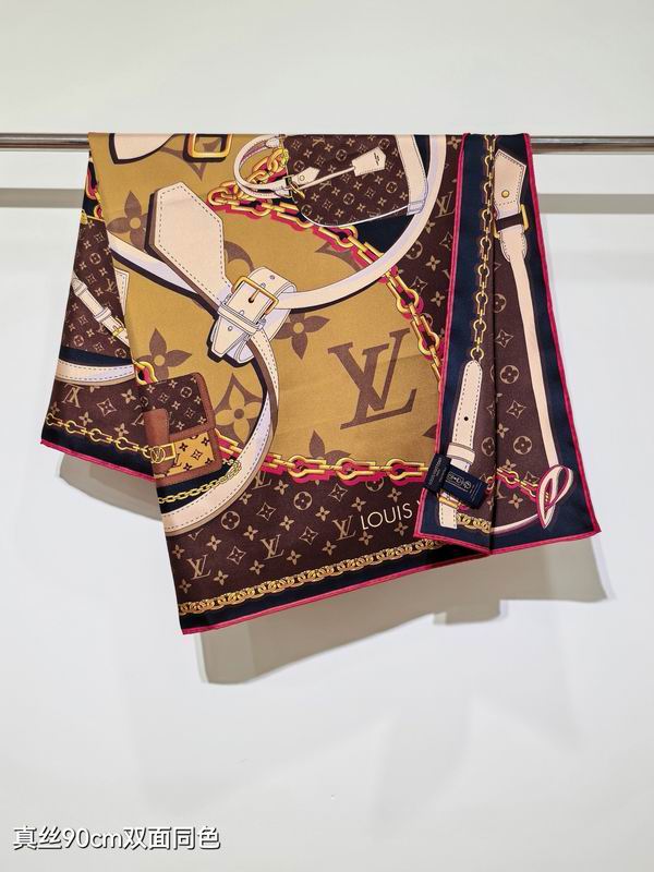 LV silk Scarf 90X90cm E060505